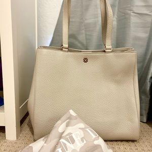 NWT Dagne Dover Allyn Large in Bone with Rose Gold hardware - sold out online